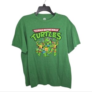 {Nickelodeon} Men's TMNT Green Tshirt - Size Large